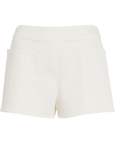 Max Mara Low-rise Riad Shorts - White