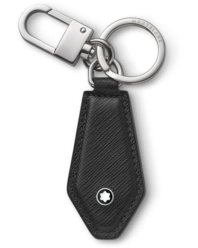 Montblanc Leather Sartorial Key Fob - White