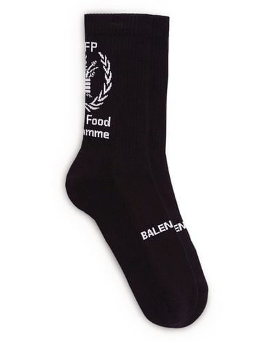 Balenciaga X World Food Programme Socks - Black