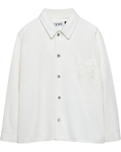 Loewe X Paula's Ibiza Denim Overshirt - White