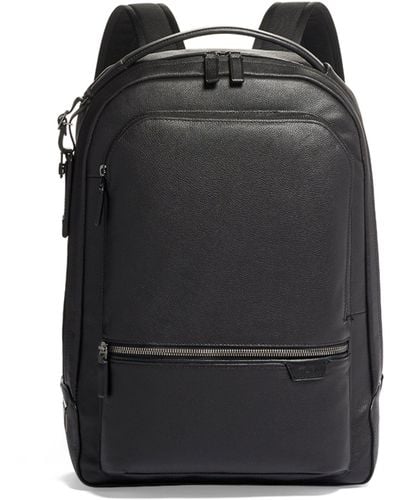 Tumi Leather Harrison Travel Backpack - Black
