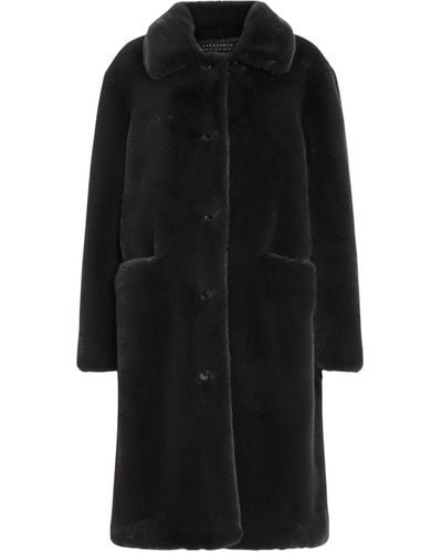 AllSaints Faux Fur Sora Coat - Black