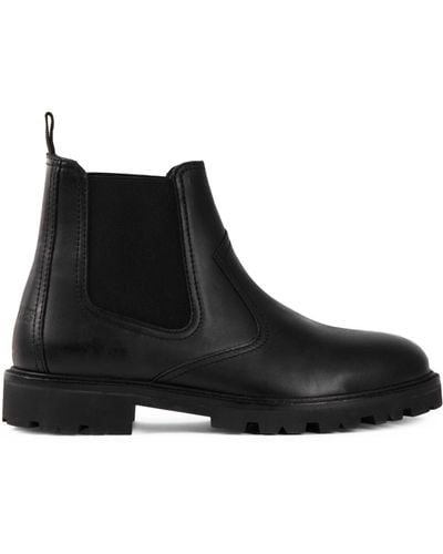 The Kooples Leather Chelsea Boots - Black