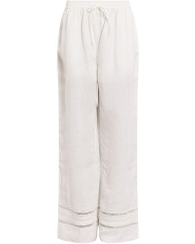 AllSaints Ramie Jade Trousers - White