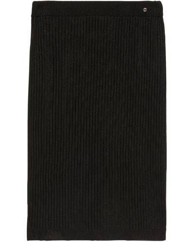 Gucci Rib-knit Mini Skirt - Black