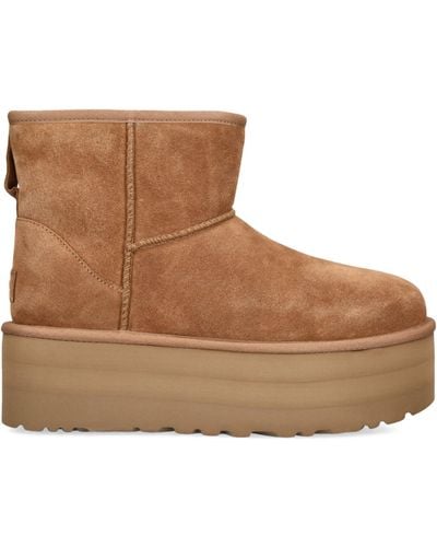UGG Suede Classic Mini Platform Boots 50 - Brown