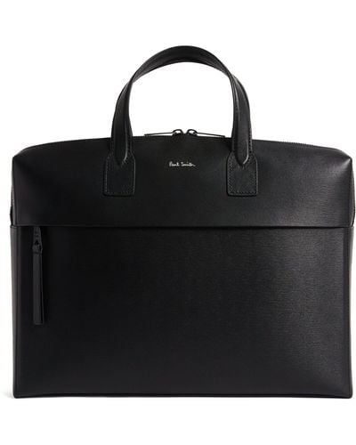 Paul Smith Leather Briefcase - Black