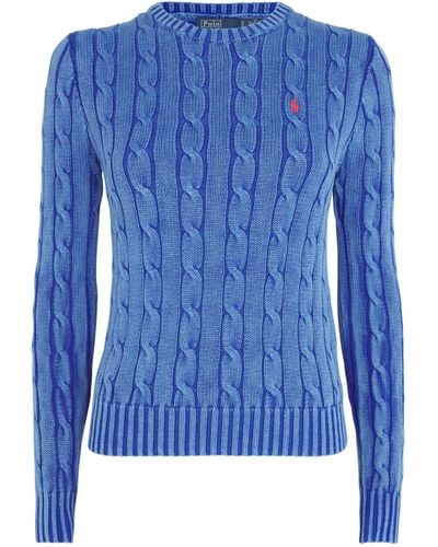 Polo Ralph Lauren Cotton Cable-knit Jumper - Blue