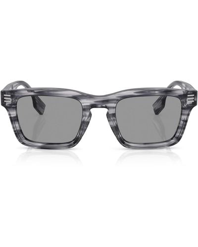 Burberry Acetate Square Sunglasses - Gray