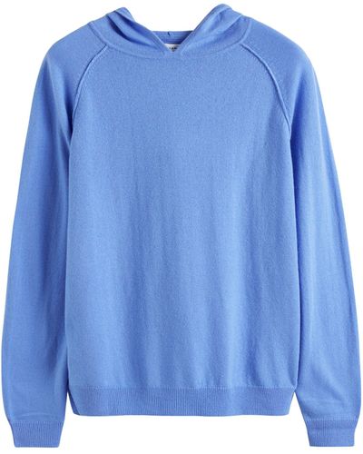 Chinti & Parker Knitted Hoodie - Blue