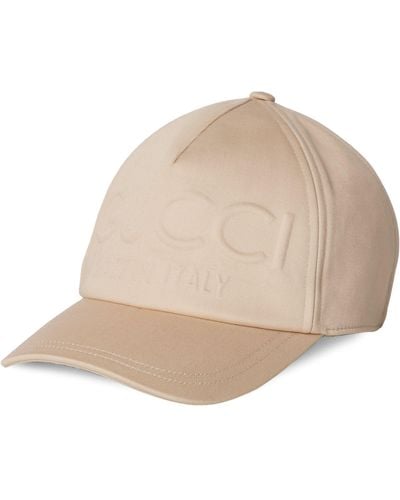 Gucci Logo Cap - Natural