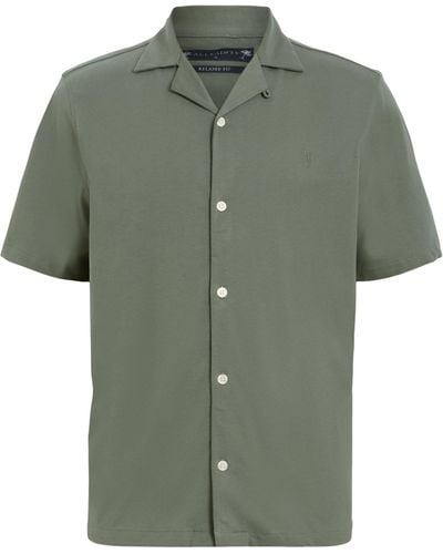 AllSaints Cotton Hudson Shirt - Green