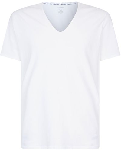Calvin Klein Modern Cotton T-shirt (pack Of 2) - White