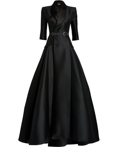 Alexis Mabille Tuxedo Gown - Black