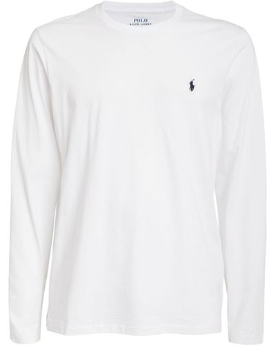 Polo Ralph Lauren Polo Pony Lounge Long-sleeved T-shirt - White