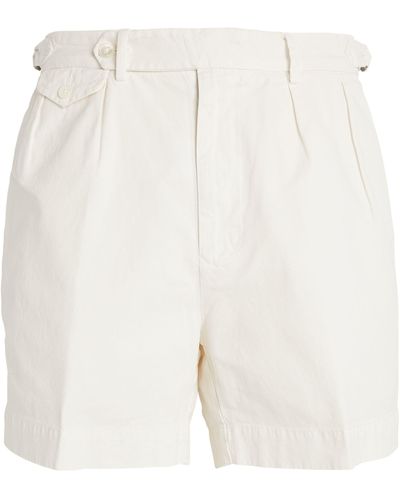 Polo Ralph Lauren Cotton Tailored Shorts - White