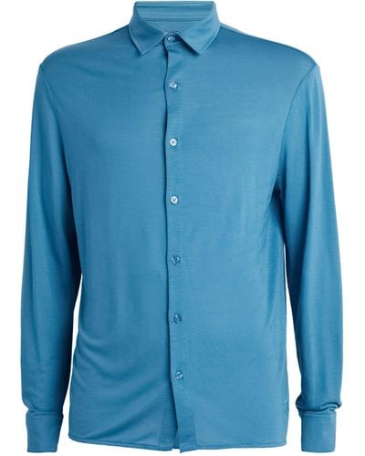 Vilebrequin Stretch-fabric Shirt - Blue