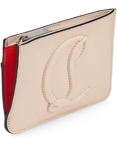 Christian Louboutin Leather By My Side Keycase - Natural