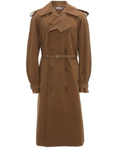 JW Anderson Cotton Trench Coat - Brown
