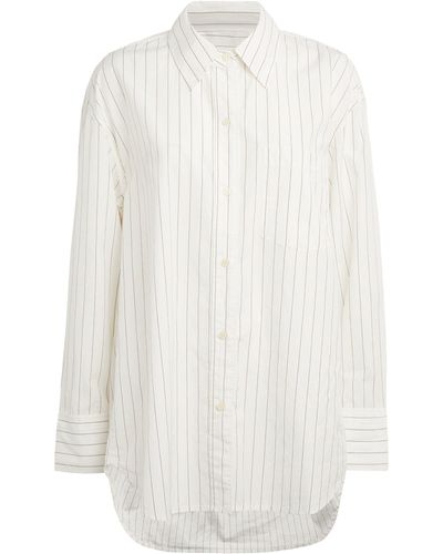 Citizens of Humanity Striped Cocoon Shirt - White