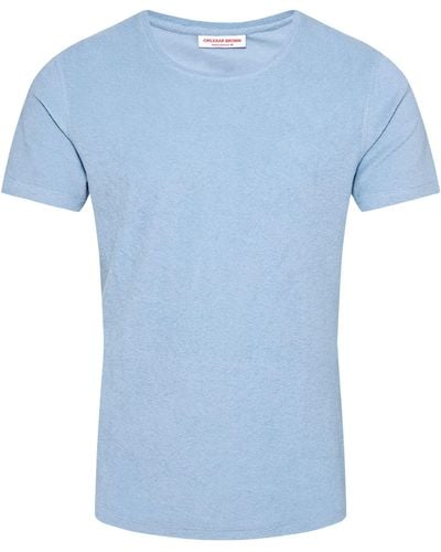 Orlebar Brown Cotton Towelling Ob-t T-shirt - Blue