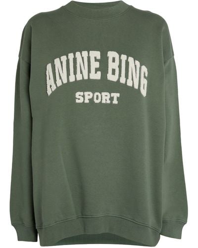 Anine Bing Logo Tyler Sweatshirt - Green