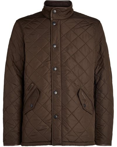 Barbour Quilted Powell Jacket - Green