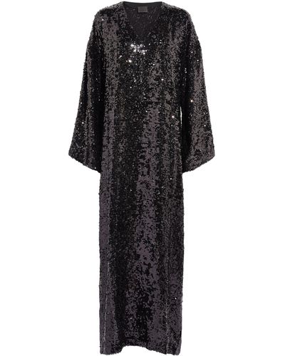 Delos Embellished Maxi Dress - Black