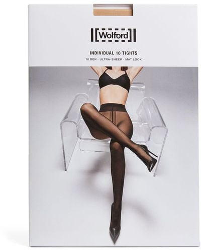 Wolford Individual 10 Tights - White