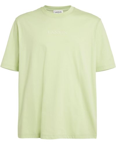 Lanvin Brode Logo T-shirt - Green