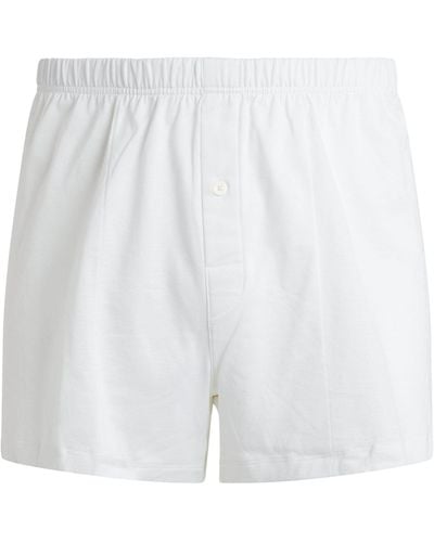 Hanro Cotton Boxer Shorts - White