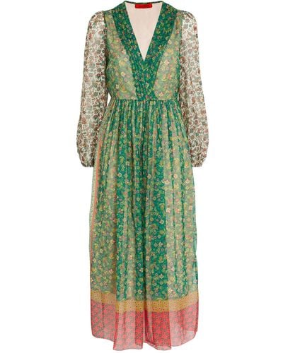 MAX&Co. Floral Midi Dress - Green