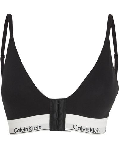 Calvin Klein Modern Cotton Recovery Bra - Black