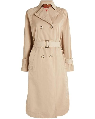 MAX&Co. Double-breasted Trench Coat - Natural