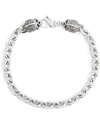 Emanuele Bicocchi Sterling Silver Chain Bracelet - Metallic