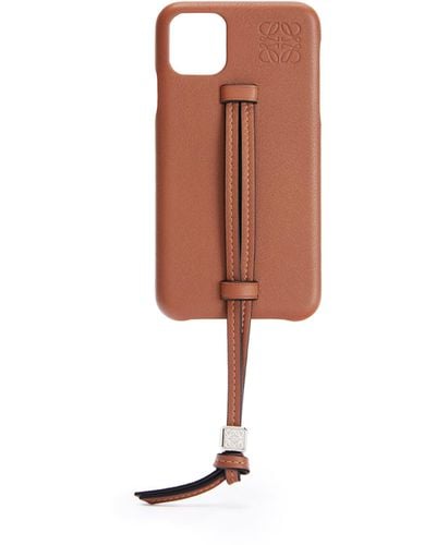 Loewe Handle Iphone 11 Case - Brown