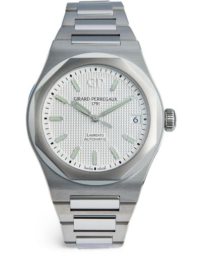 Girard-Perregaux Stainless Steel Laureato Watch 42m - Grey