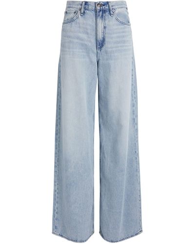 Rag & Bone Sofie Wide-leg Jeans - Blue