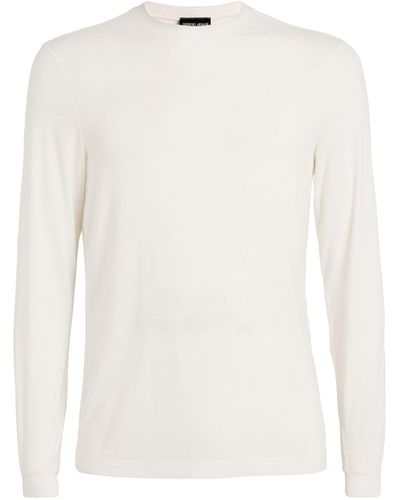 Giorgio Armani Long-sleeve T-shirt - White