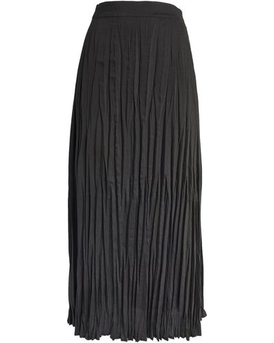 NINETY PERCENT Crinkled Ranaculus Skirt - Black