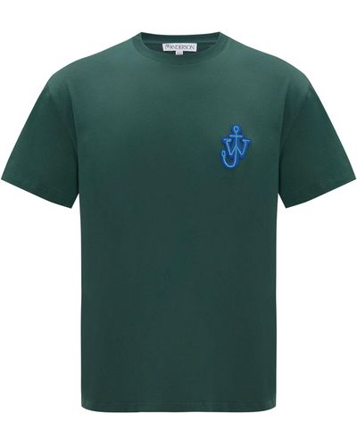 JW Anderson Logo-patch T-shirt - Green