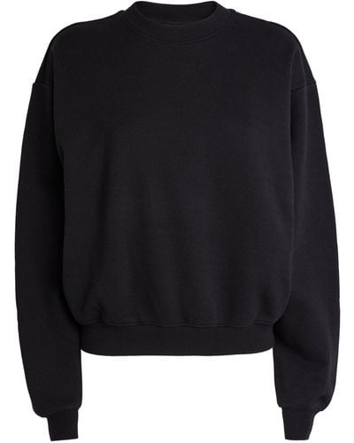 Skims Fleece Classic Sweatshirt - Black