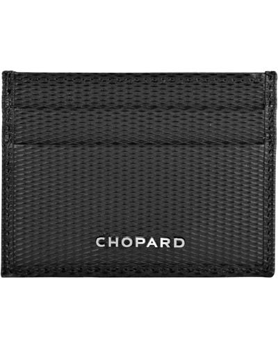 Chopard Leather Classic Card Holder - Black