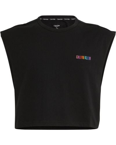 Calvin Klein Intense Power Pride Tank Top - Black