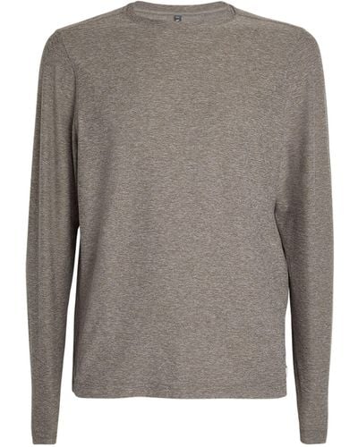 Vuori Strato Tech Long-sleeved T-shirt - Grey