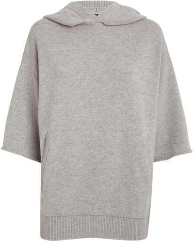 Begg x Co Cashmere Summer Hoodie - Gray