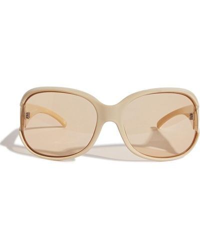 Le Specs Bolshy Sunglasses - Natural