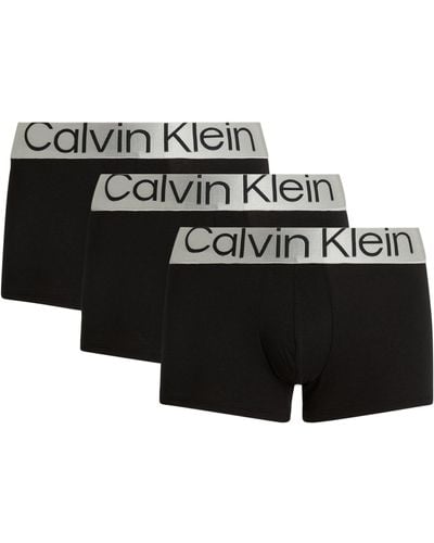Calvin Klein Reconsidered Steel Briefs (pack Of 3) - Black