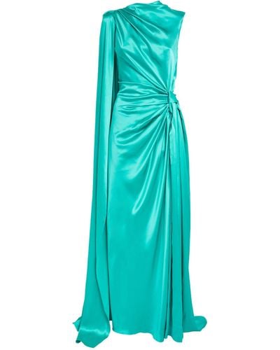 ROKSANDA Silk Asymmetric Orien Gown - Green