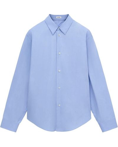 Loewe Cotton-rich Shirt - Blue